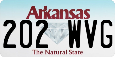 AR license plate 202WVG