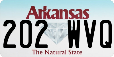 AR license plate 202WVQ