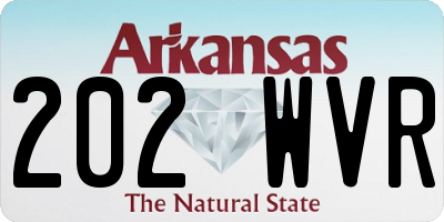 AR license plate 202WVR