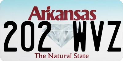 AR license plate 202WVZ