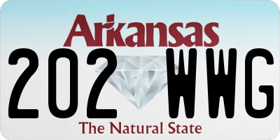 AR license plate 202WWG