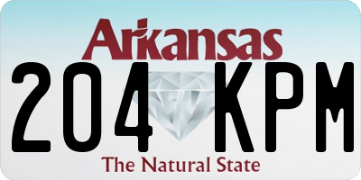 AR license plate 204KPM