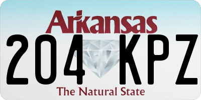 AR license plate 204KPZ
