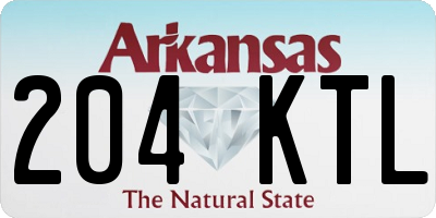 AR license plate 204KTL