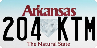 AR license plate 204KTM