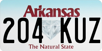 AR license plate 204KUZ