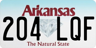 AR license plate 204LQF