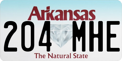 AR license plate 204MHE