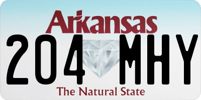 AR license plate 204MHY