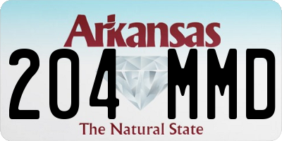 AR license plate 204MMD
