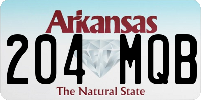 AR license plate 204MQB