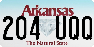 AR license plate 204UQQ