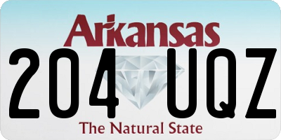 AR license plate 204UQZ