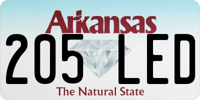 AR license plate 205LED