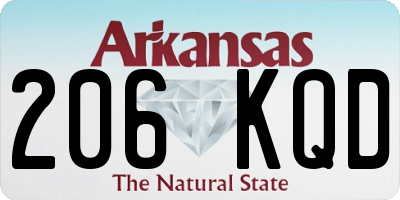 AR license plate 206KQD