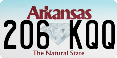 AR license plate 206KQQ
