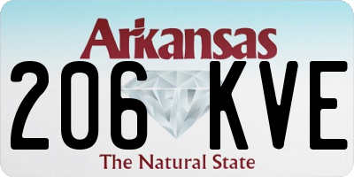 AR license plate 206KVE