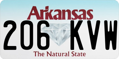 AR license plate 206KVW