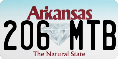 AR license plate 206MTB