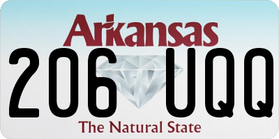AR license plate 206UQQ