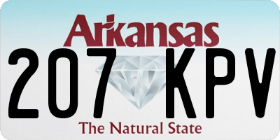 AR license plate 207KPV