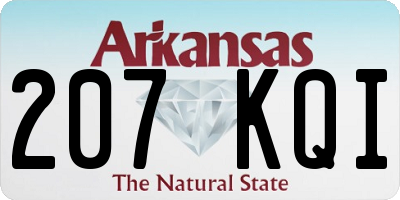 AR license plate 207KQI