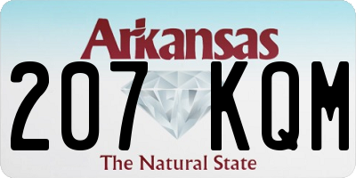 AR license plate 207KQM