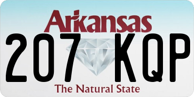 AR license plate 207KQP