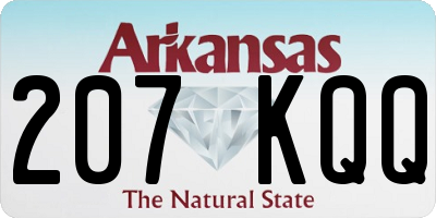 AR license plate 207KQQ