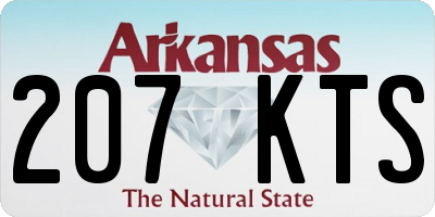 AR license plate 207KTS