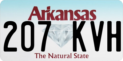AR license plate 207KVH