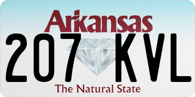 AR license plate 207KVL