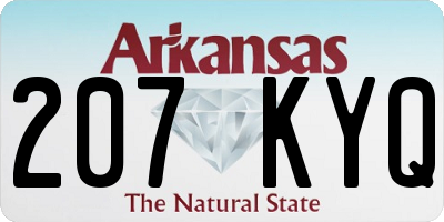 AR license plate 207KYQ