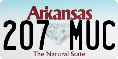 AR license plate 207MUC