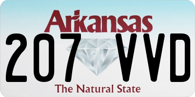 AR license plate 207VVD