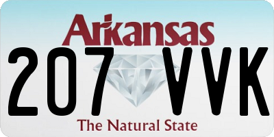 AR license plate 207VVK