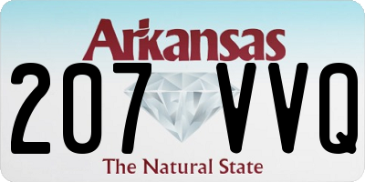AR license plate 207VVQ