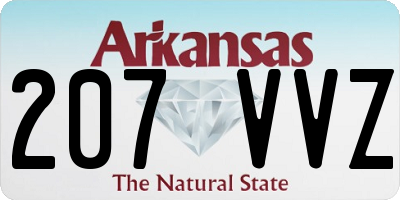 AR license plate 207VVZ