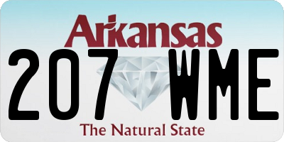 AR license plate 207WME