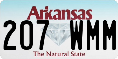 AR license plate 207WMM