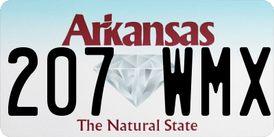 AR license plate 207WMX