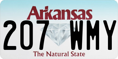 AR license plate 207WMY
