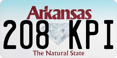 AR license plate 208KPI