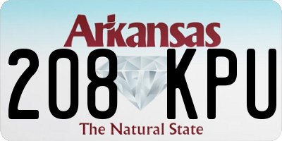 AR license plate 208KPU