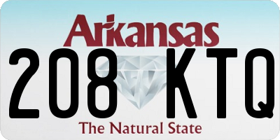 AR license plate 208KTQ