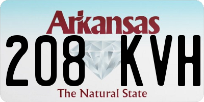 AR license plate 208KVH