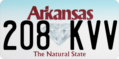AR license plate 208KVV