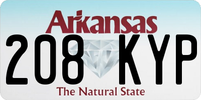 AR license plate 208KYP