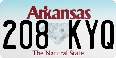 AR license plate 208KYQ