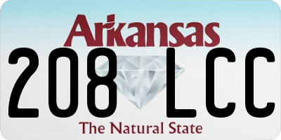 AR license plate 208LCC
